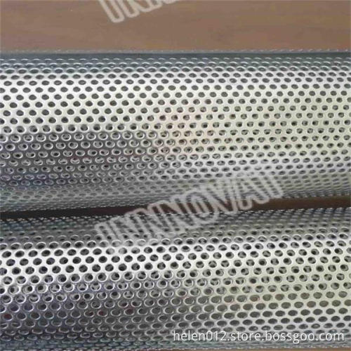 perforated steel pipe stainless steel perforated drum filter